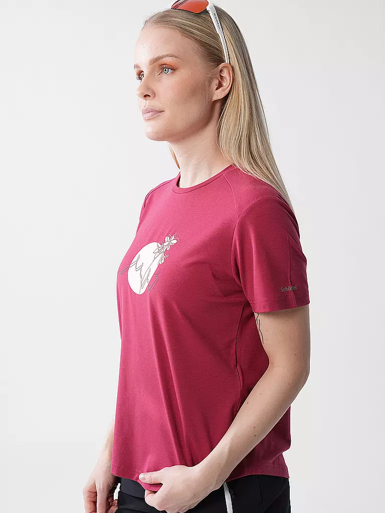 SCHÖFFEL | Damen Funktionsshirt Haberspitz L | Rouge foncé