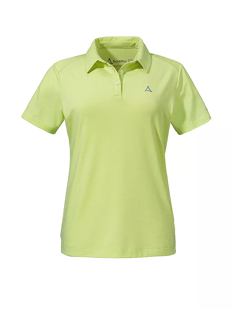 SCHÖFFEL | Damen Funktionsshirt Polo Ramseck L | Vert clair