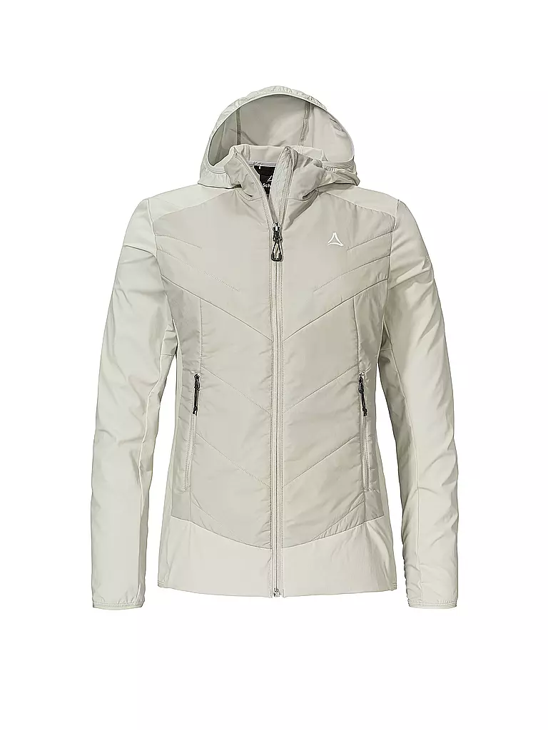 SCHÖFFEL | Damen Hybridjacke Style Blaueis Hoodie | Crème