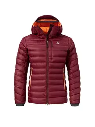 SCHÖFFEL | Damen Isojacke Silvretta Down Hoodie | Rouge foncé