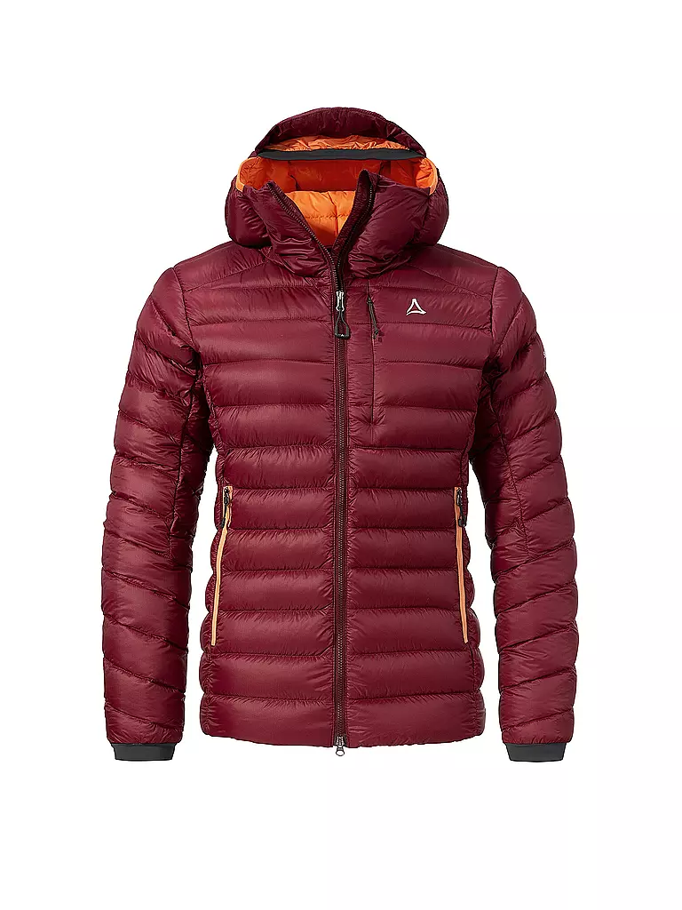 SCHÖFFEL | Damen Isojacke Silvretta Down Hoodie | Rouge foncé
