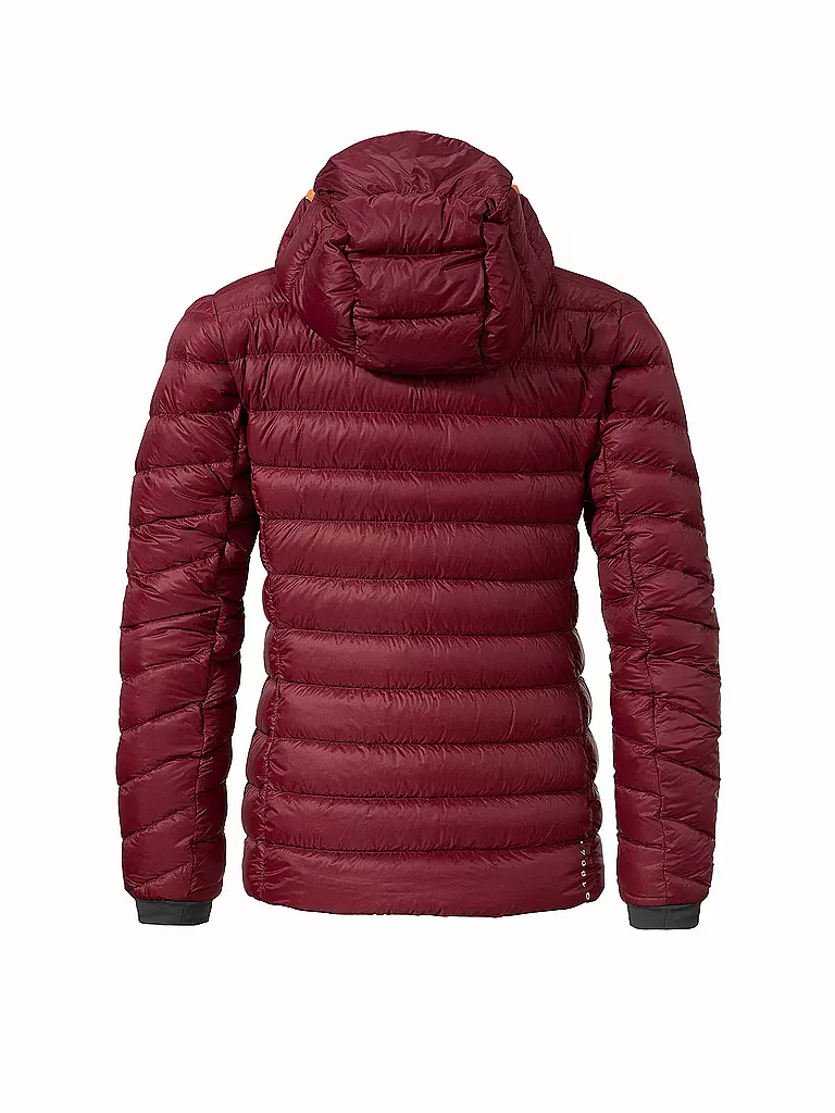 SCHÖFFEL | Damen Isojacke Silvretta Down Hoodie | Rouge foncé