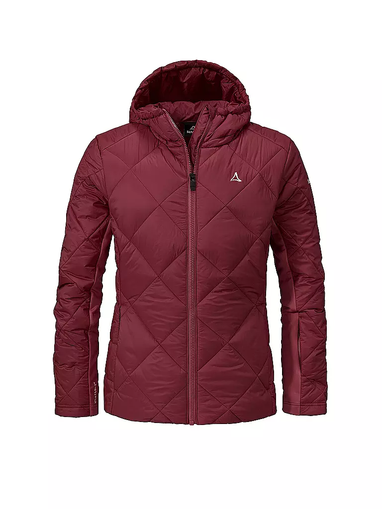 SCHÖFFEL | Damen Skijacke Ins. Pontresina L | Rouge foncé