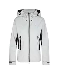 SCHÖFFEL | Damen Softshelljacke Blaueis Hoodie | Blanc