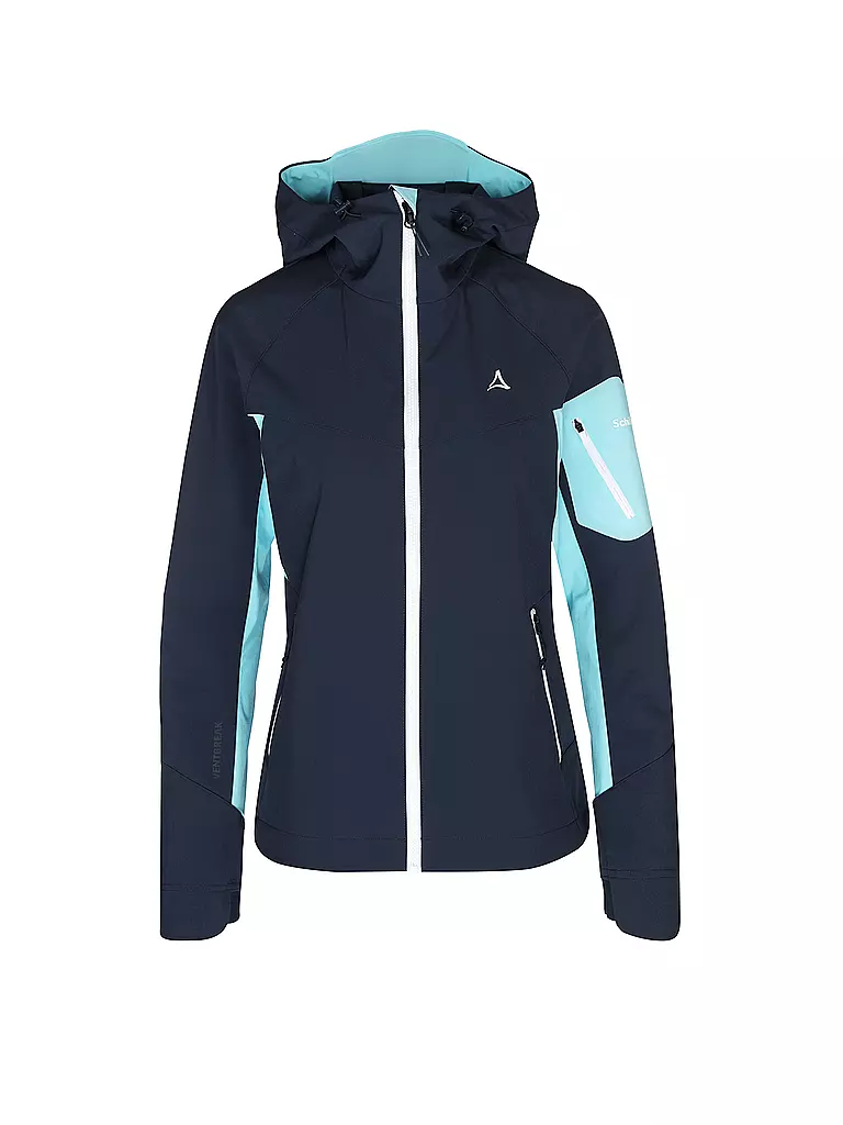 SCHÖFFEL | Damen Softshelljacke Borlunda | Bleu foncé