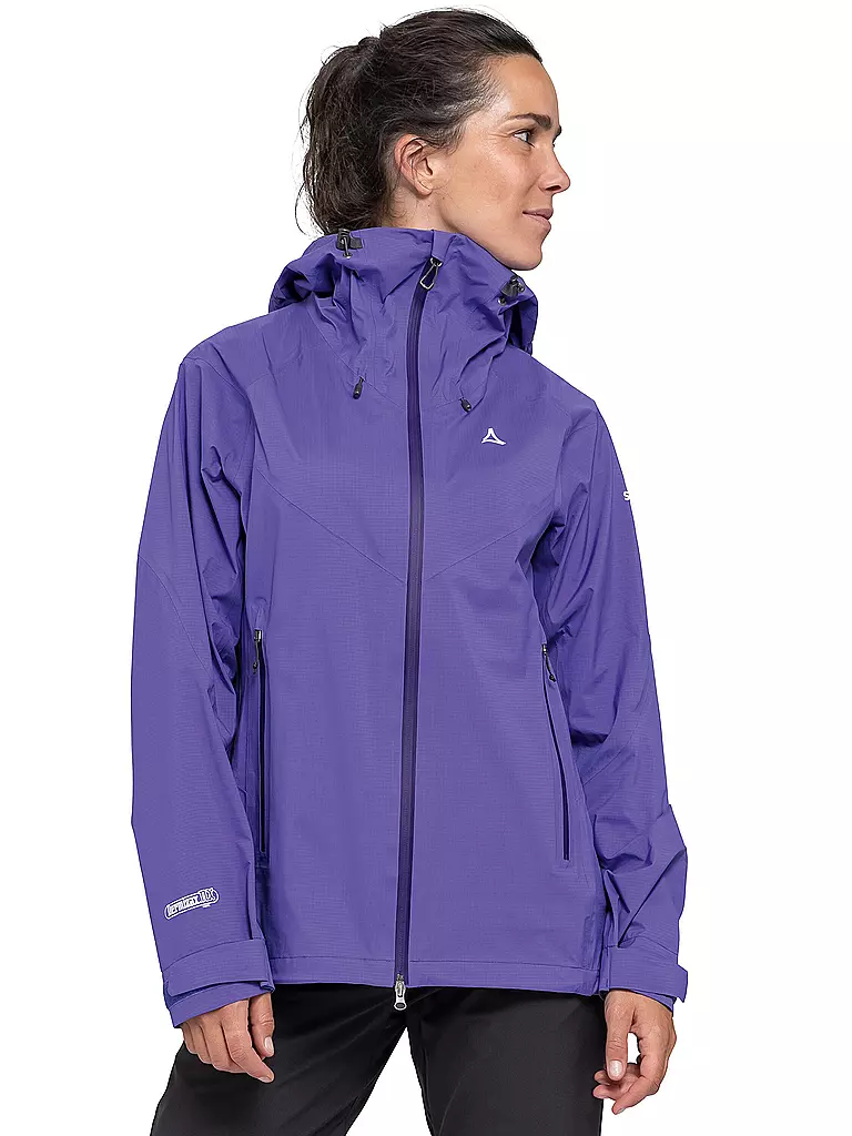 SCHÖFFEL | Damen Wanderjacke Mountain Style Blaueis 3L | Lilas