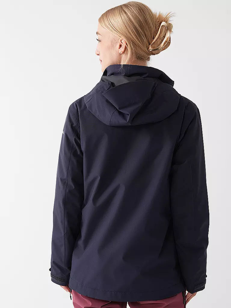 SCHÖFFEL | Damen Wanderjacke Tamina 3in1 Hoodie | Bleu foncé
