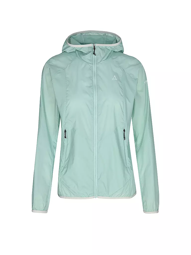 SCHÖFFEL | Damen Windjacke Wutach Hoodie | Menthe