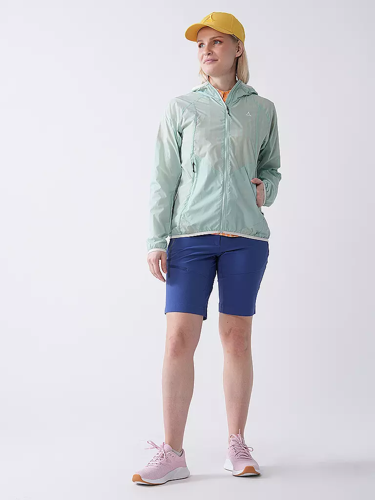 SCHÖFFEL | Damen Windjacke Wutach Hoodie | Menthe