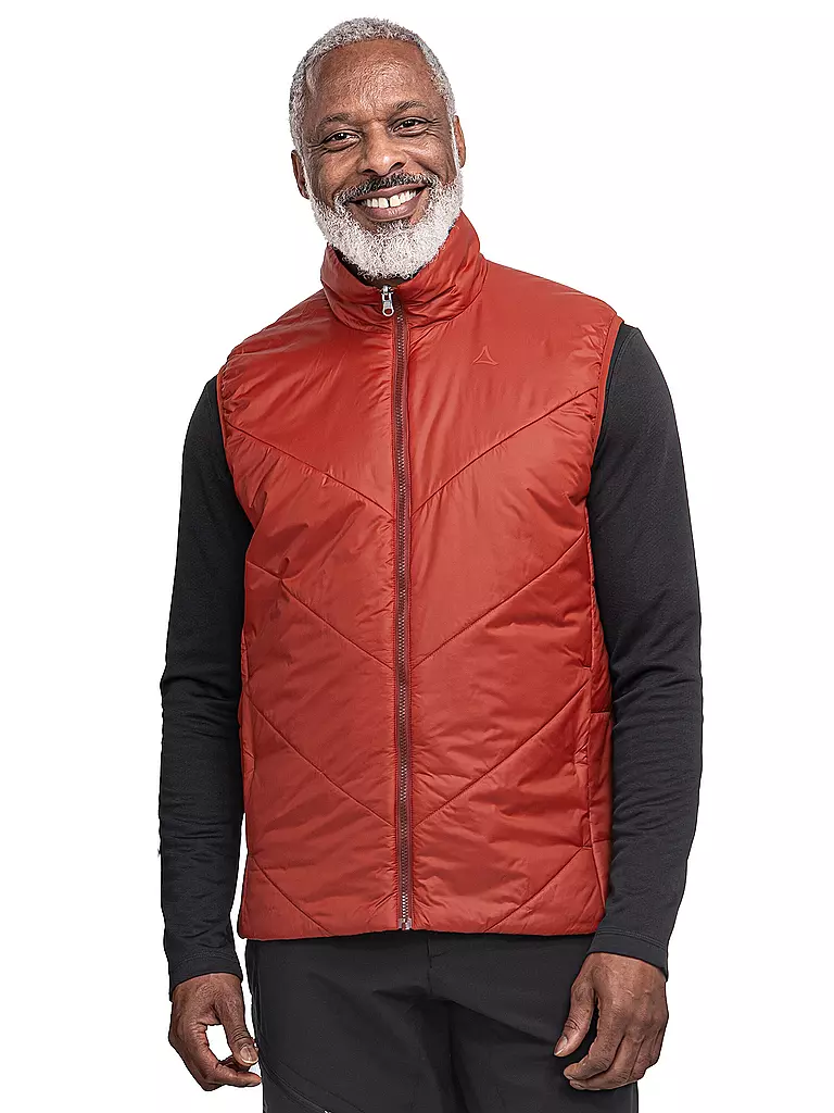 SCHÖFFEL | Gilet isolant Yew ZipIn pour homme | Rouge