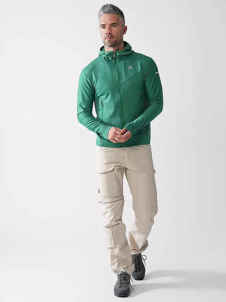 SCHÖFFEL | Herren Fleecejacke Style Blaueis Hoodie | Vert