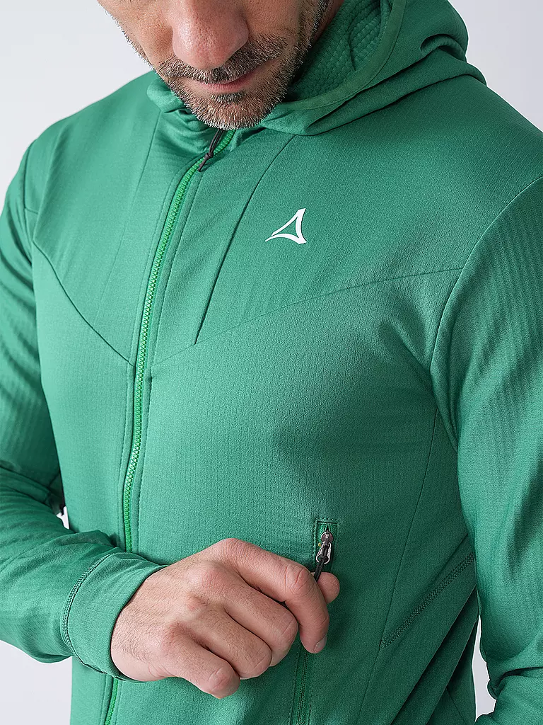 SCHÖFFEL | Herren Fleecejacke Style Blaueis Hoodie | Vert