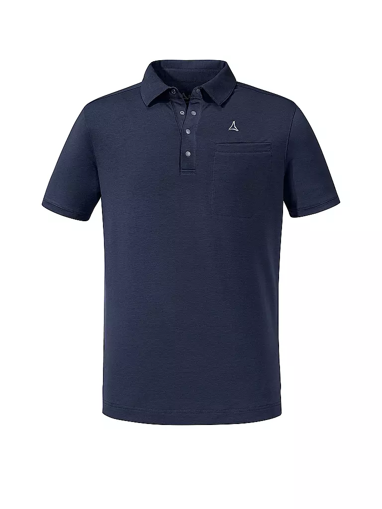 SCHÖFFEL | Herren Funktionspolo Ramseck M | Bleu foncé
