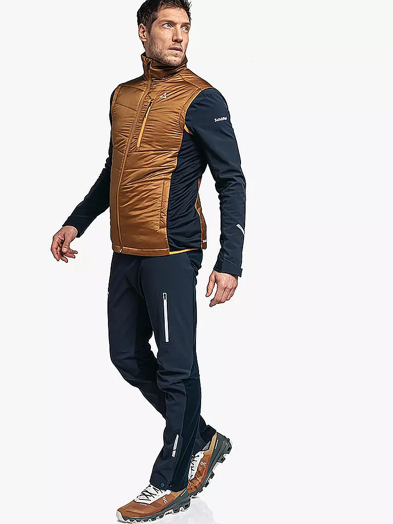 SCHÖFFEL | Herren Hybridweste Stams L | Orange