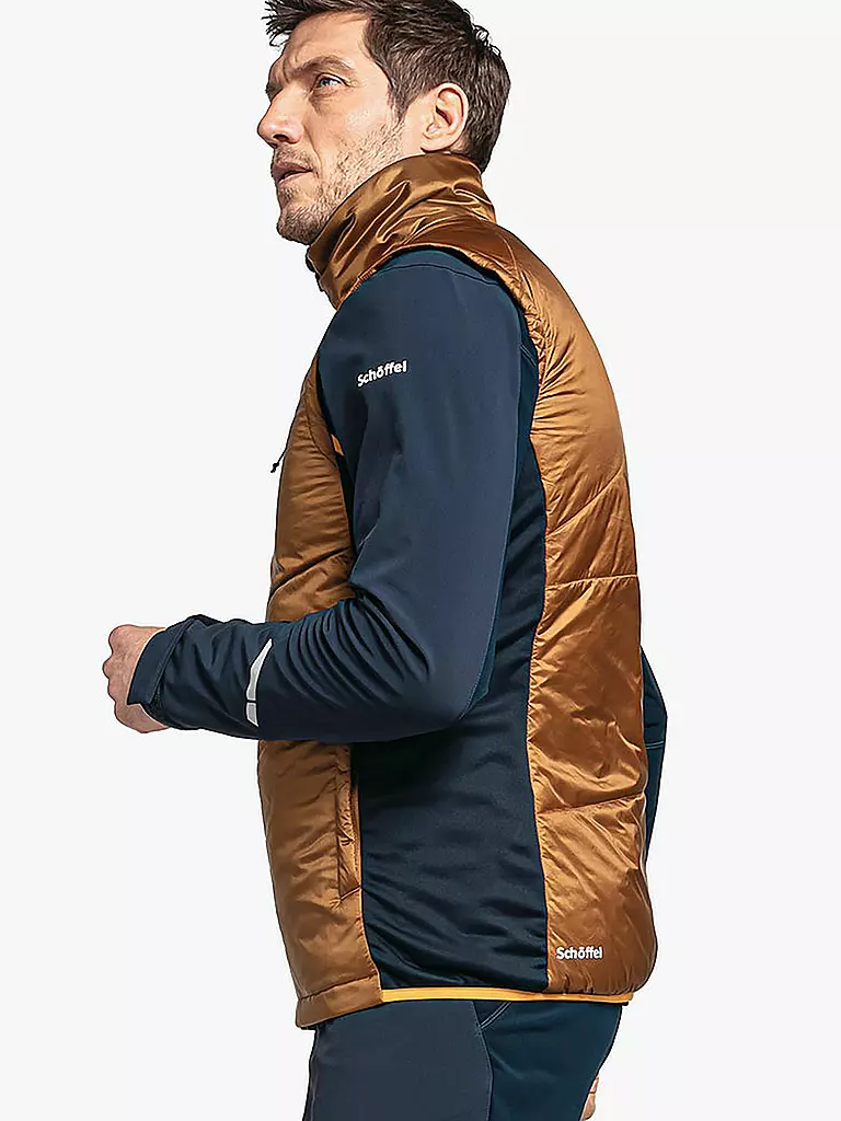 SCHÖFFEL | Herren Hybridweste Stams L | Orange
