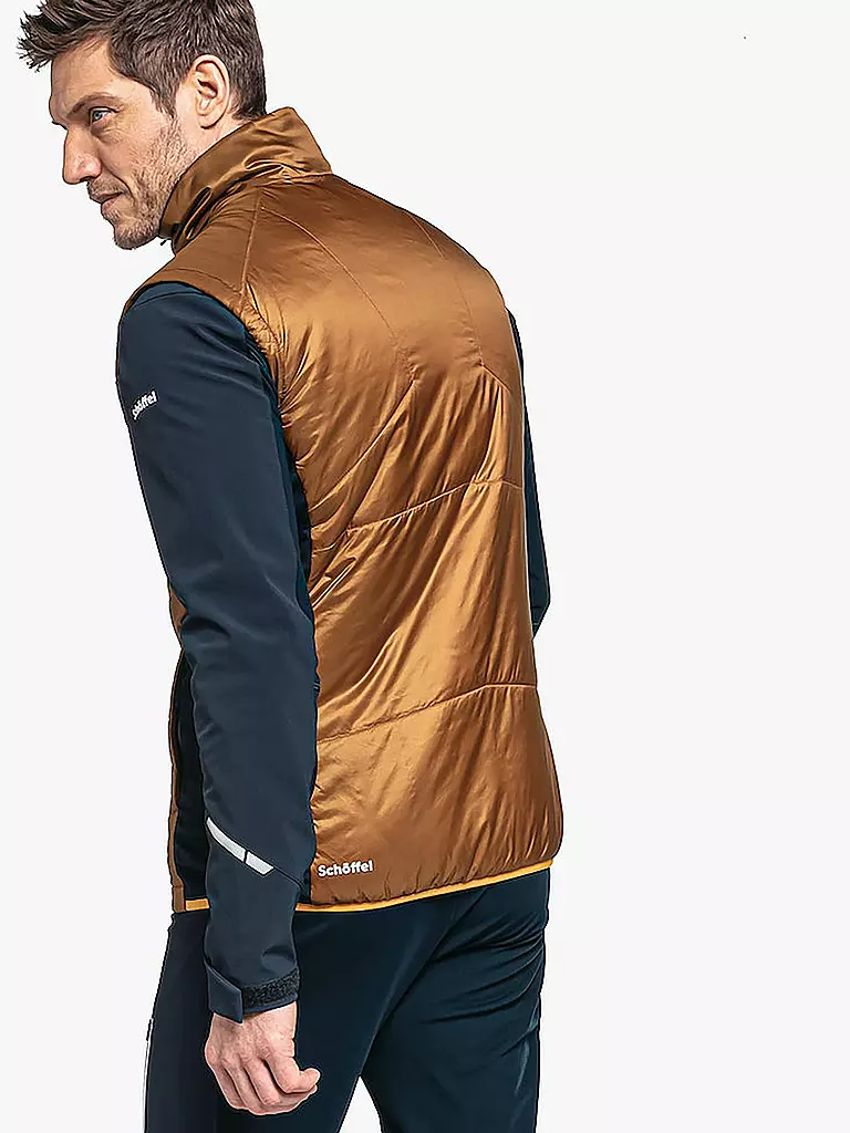 SCHÖFFEL | Herren Hybridweste Stams L | Orange