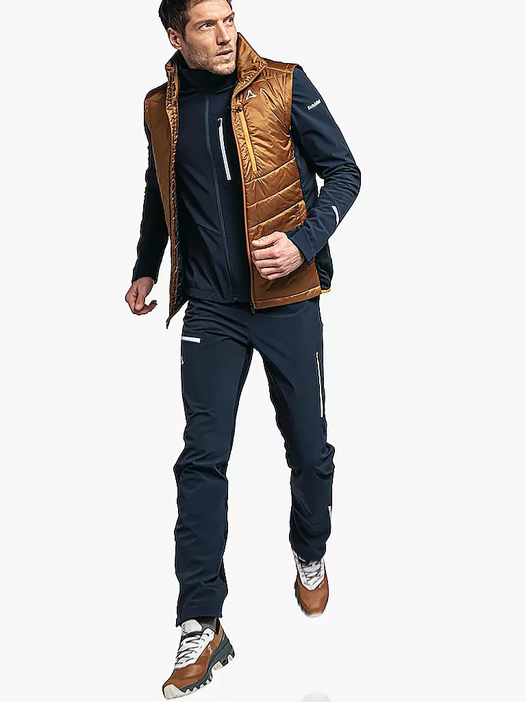 SCHÖFFEL | Herren Hybridweste Stams L | Orange