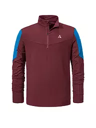 SCHÖFFEL | Herren Funktions Zipshirt Fiss M | Rouge foncé
