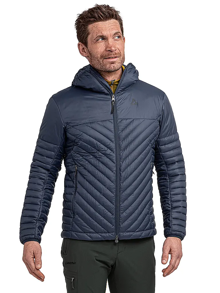 SCHÖFFEL | Isojacke Cascata Down Hoodie pour homme | Bleu foncé
