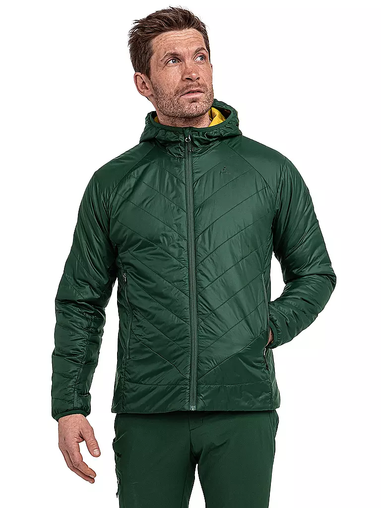SCHÖFFEL | Isojacke Cascata PL pour hommes | Vert foncé
