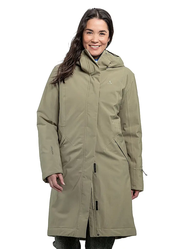 SCHÖFFEL | Manteau d'hiver pour femme Style Gregale à capuche | 