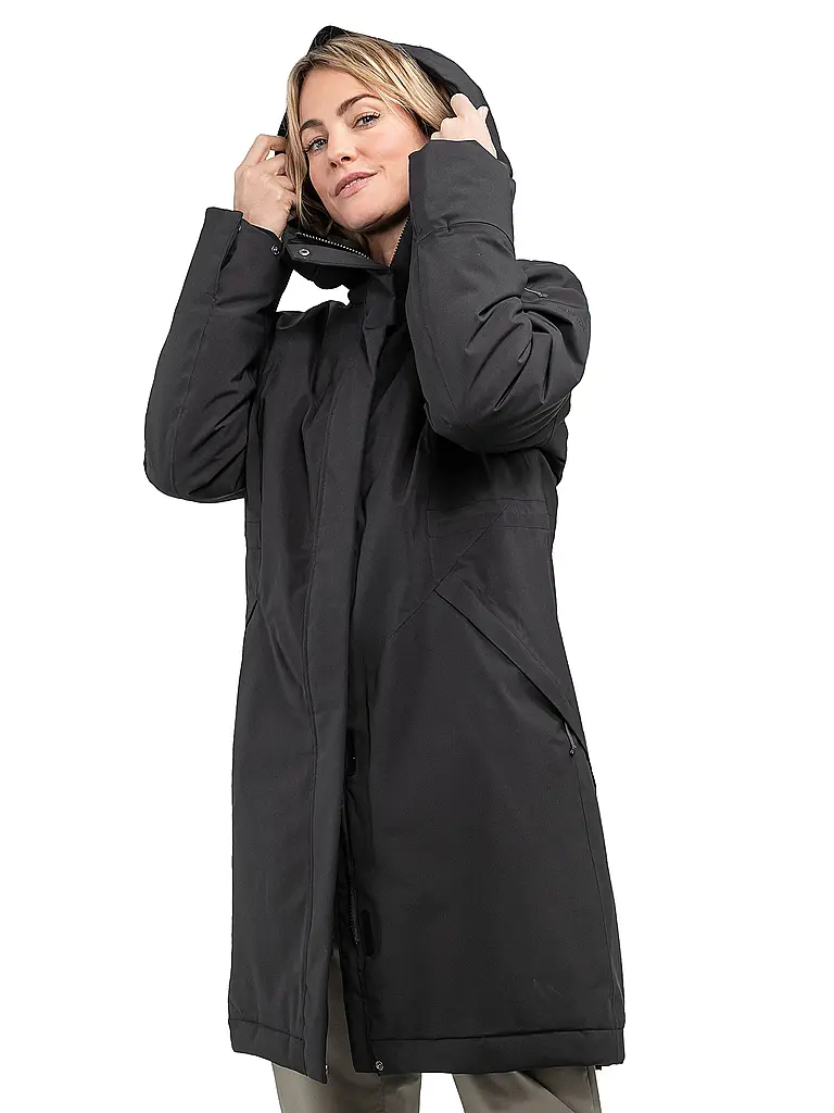 SCHÖFFEL | Manteau d'hiver pour femme Style Gregale à capuche | 