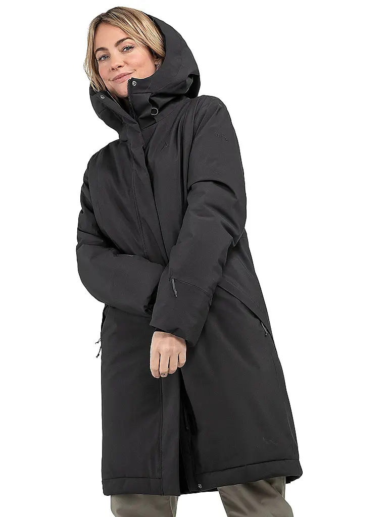 SCHÖFFEL | Manteau d'hiver pour femme Style Gregale à capuche | 