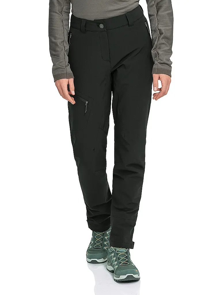 SCHÖFFEL | Pantalon de randonnée Cascata pour femmes | Noir