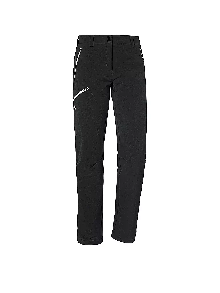 SCHÖFFEL | Pantalon de randonnée chaud Ascona L pour femmes | Noir