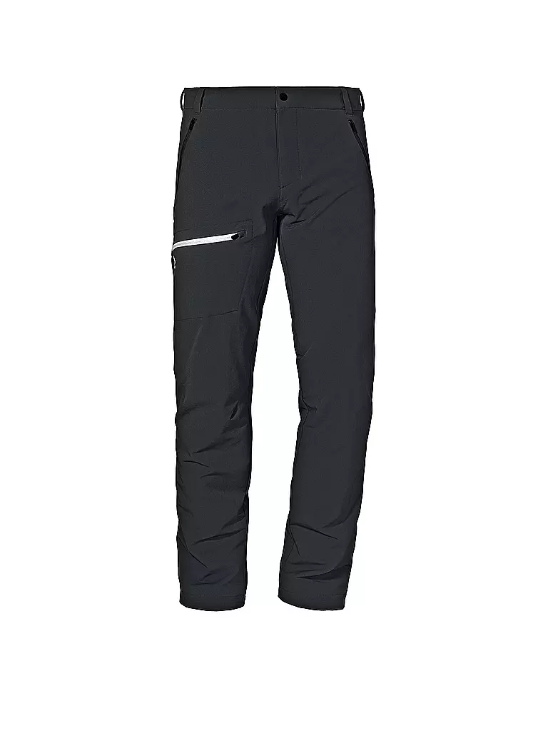 SCHÖFFEL | Pantalon de randonnée chaud Folkstone M pour hommes | Noir