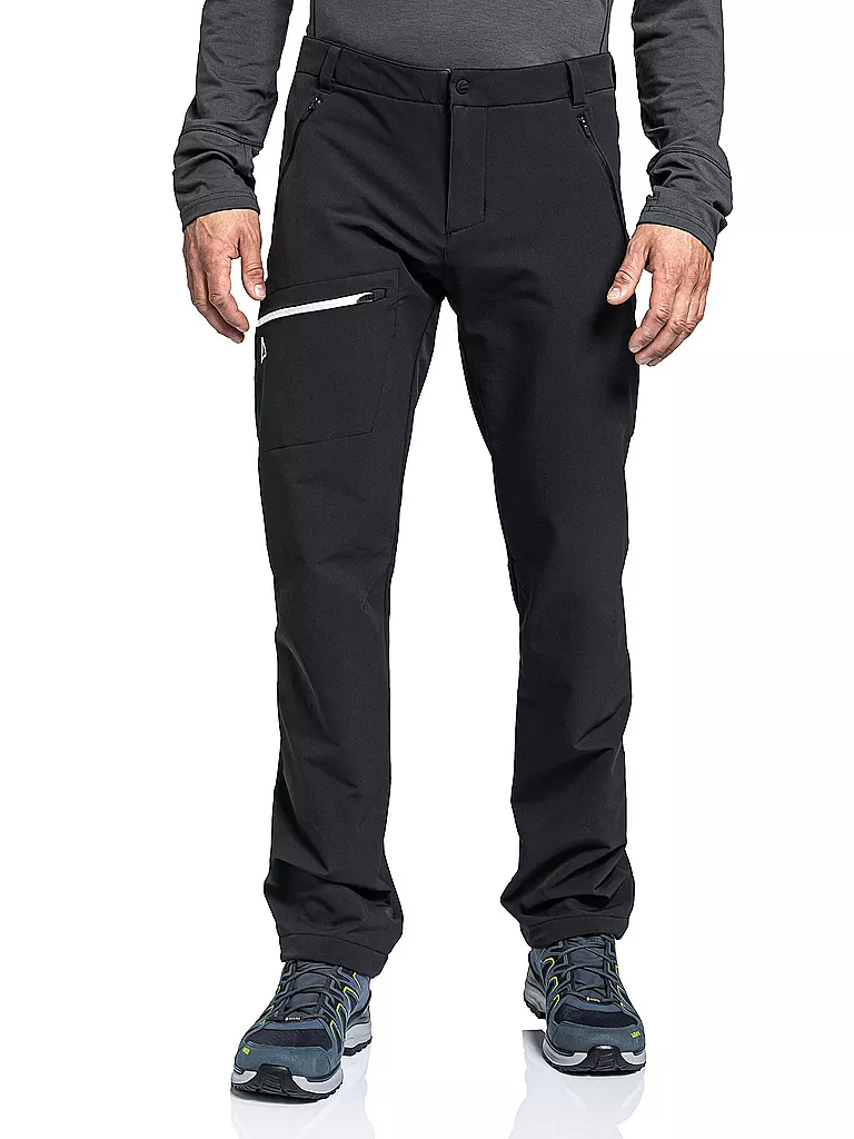 SCHÖFFEL | Pantalon de randonnée chaud Folkstone M pour hommes | Noir