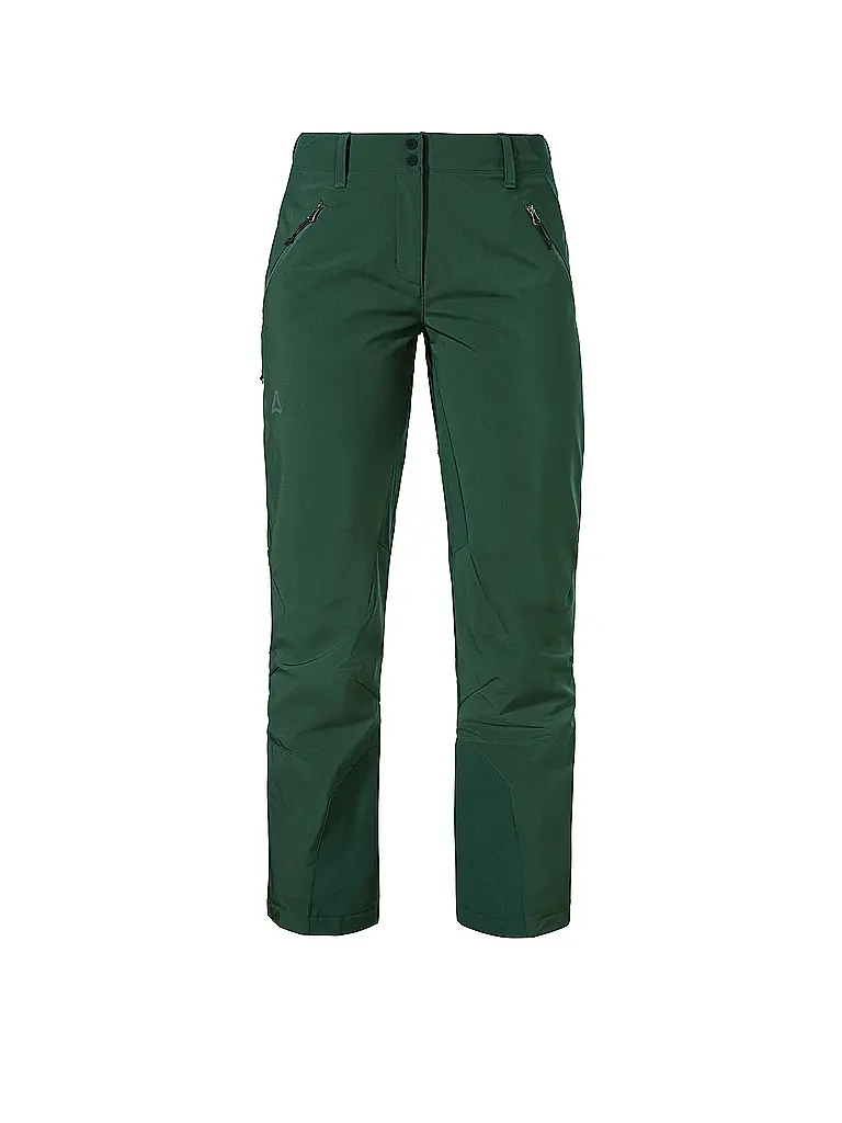 SCHÖFFEL | Pantalon de randonnée softshell pour femmes Milagle | Vert foncé