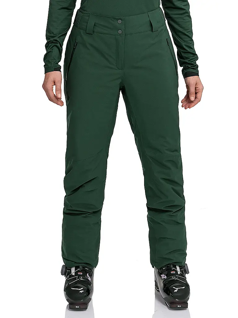 SCHÖFFEL | Pantalon de ski femme Style Pine | Vert foncé