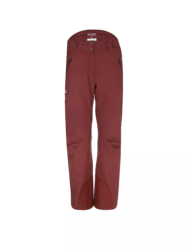 SCHÖFFEL | Pantalon de ski femme Weissach L | Rouge foncé