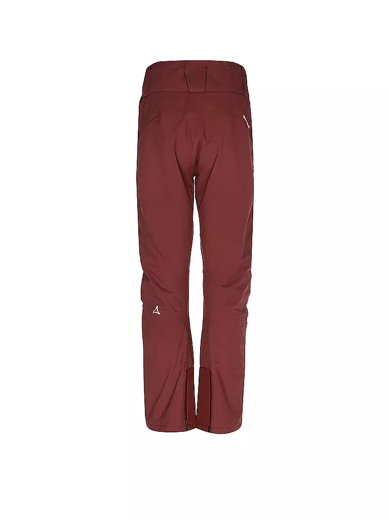 SCHÖFFEL | Pantalon de ski femme Weissach L | Rouge foncé