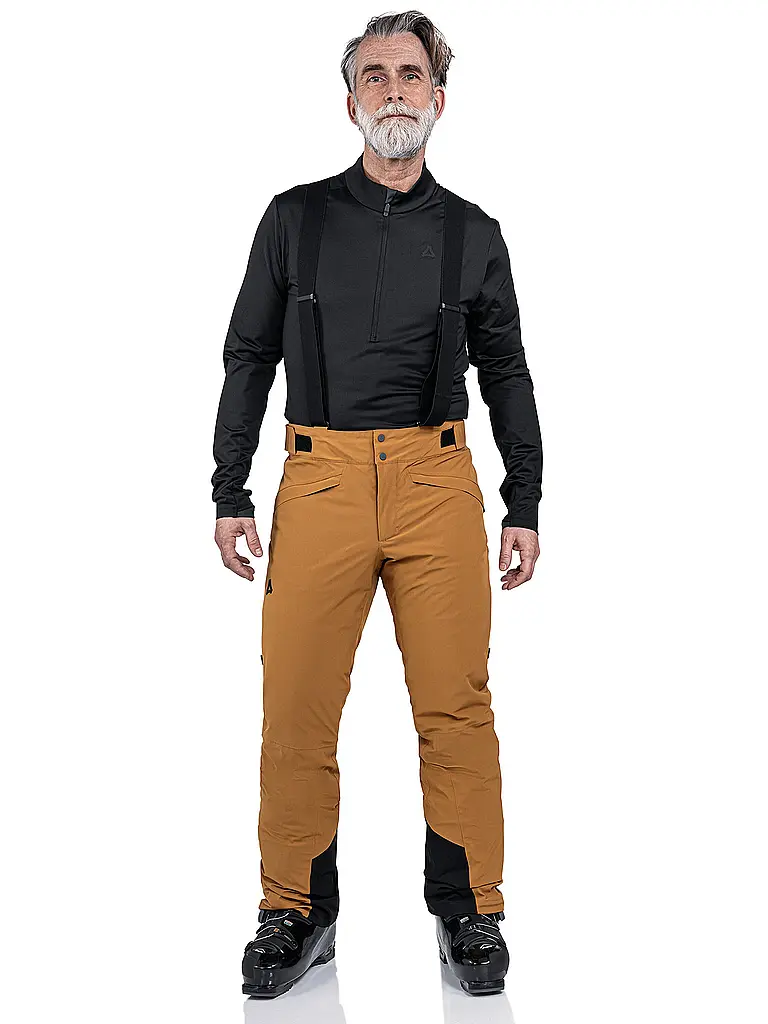 SCHÖFFEL | Pantalon de ski homme Style Mountet | Moutarde