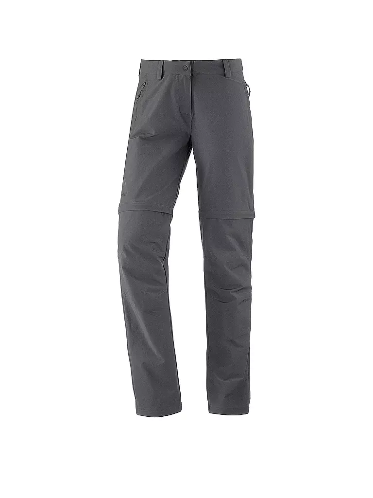 SCHÖFFEL | Pantalon ZipOff Ascona pour femmes | Gris