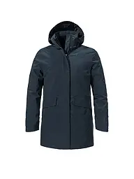 SCHÖFFEL | Parka d'hiver 3 en 1 pour femmes Style Borkol à capuche | Bleu foncé