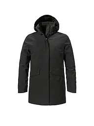 SCHÖFFEL | Parka d'hiver 3 en 1 pour femmes Style Borkol à capuche | Noir
