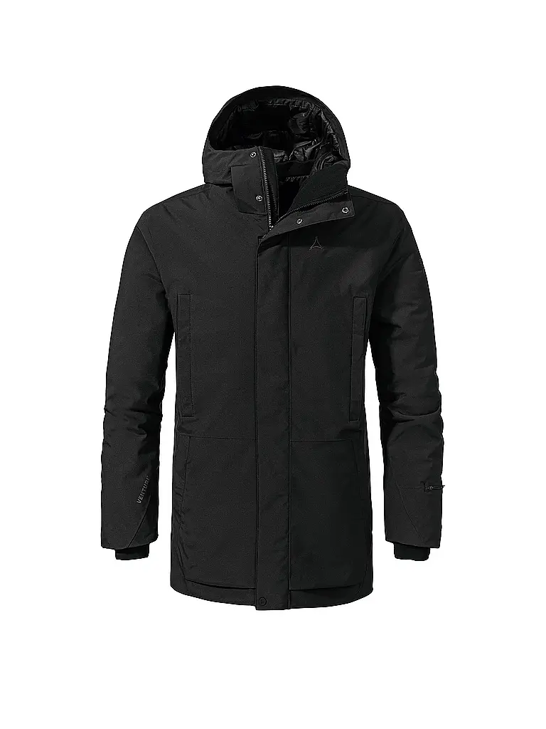 SCHÖFFEL | Parka d'hiver isolé à capuche Crivat 2L pour homme | Noir