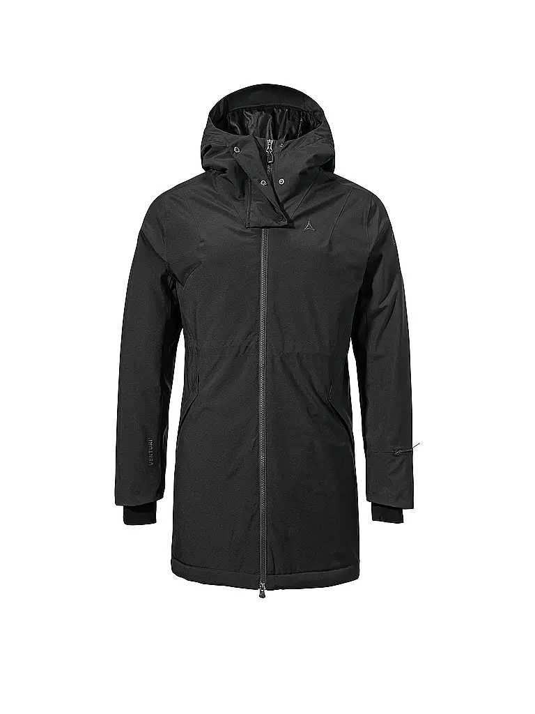 SCHÖFFEL | Parka d'hiver pour femme Crivat 2L à capuche | Noir