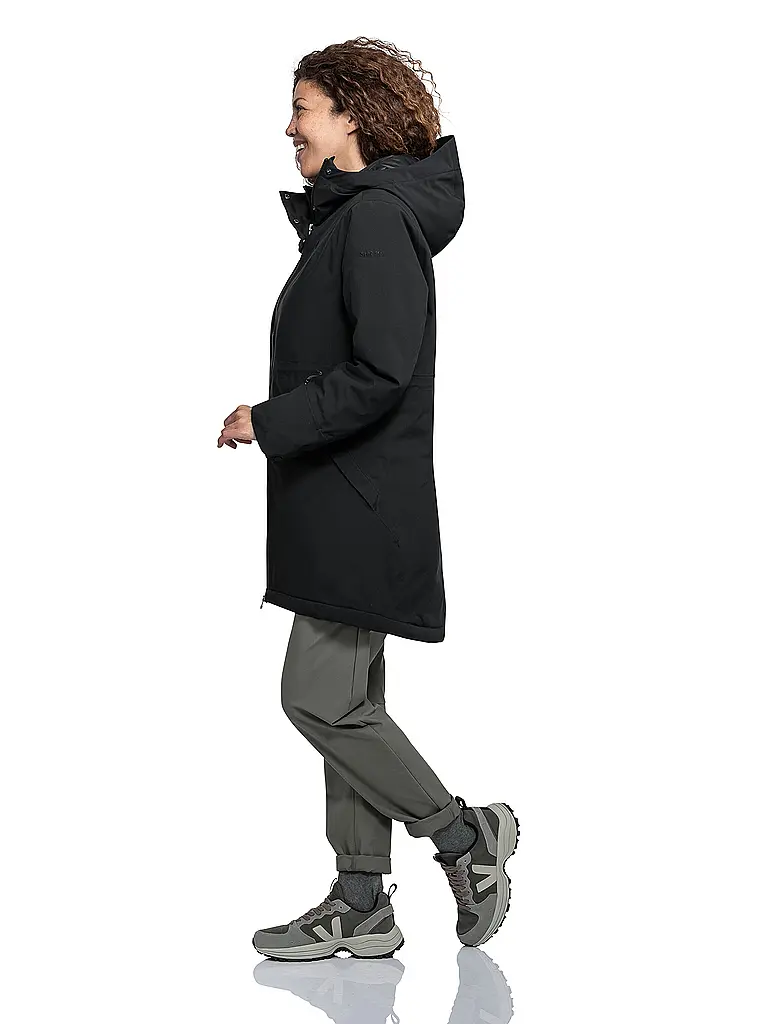 SCHÖFFEL | Parka d'hiver pour femme Crivat 2L à capuche | Noir
