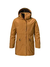 SCHÖFFEL | Parka d'hiver pour femme Malkay à capuche | Moutarde