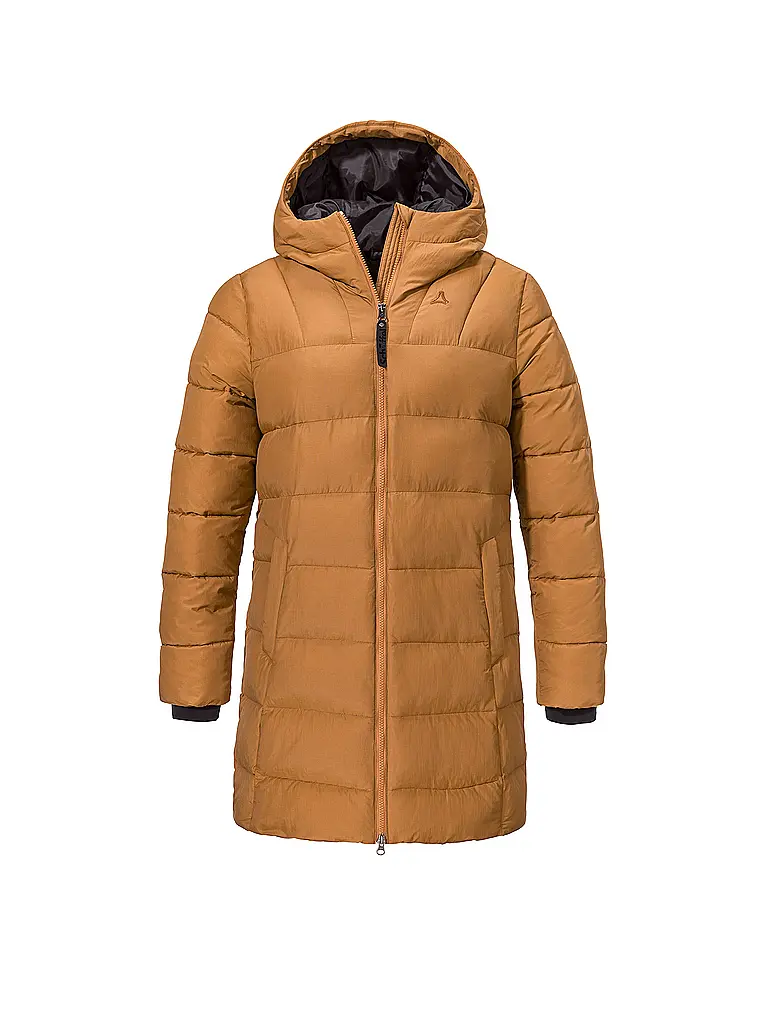 SCHÖFFEL | Parka d'hiver pour femme Style Boslix à capuche | Moutarde