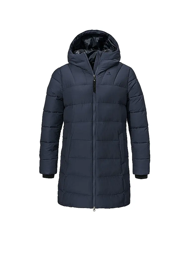 SCHÖFFEL | Parka d'hiver pour femmes Style Boslix à capuche | Bleu foncé