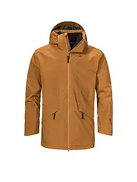SCHÖFFEL | Parka d'hiver pour homme Malkay à capuche | Moutarde