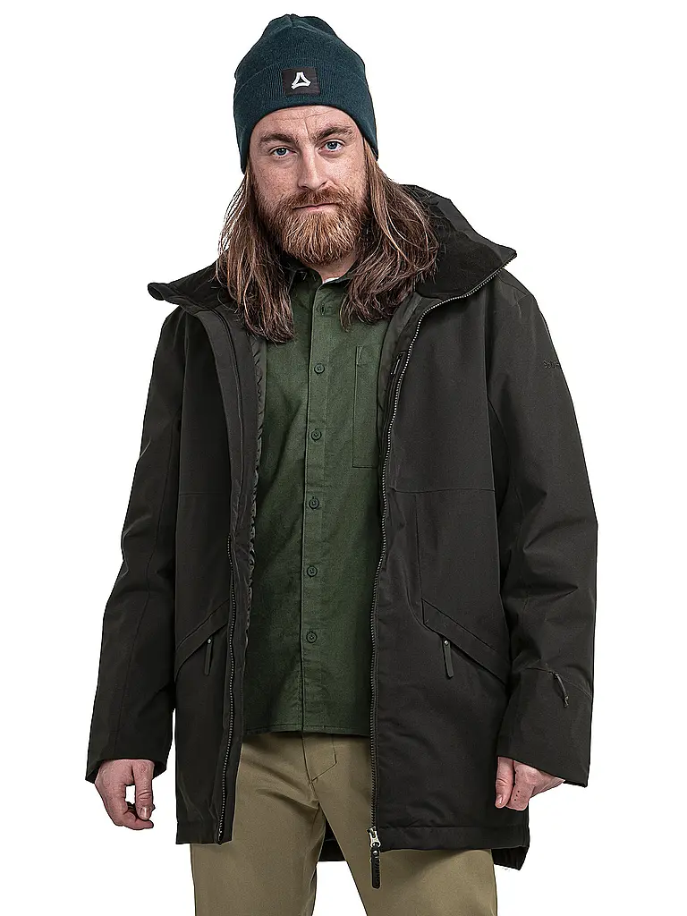 SCHÖFFEL | Parka d'hiver pour homme Malkay à capuche | 