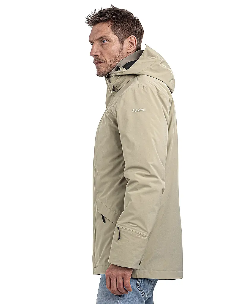 SCHÖFFEL | Parka d'hiver pour homme Style Borkol 3 en 1 à capuche |