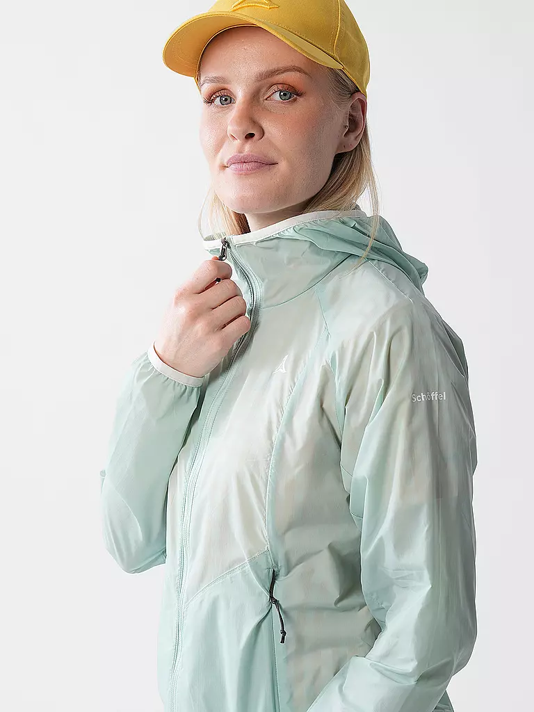 SCHÖFFEL | Produktname: Veste coupe-vent à capuche Wutach pour femmes
Marke: SCHÖFFEL
Farbe: mint
Kategorien: Damen
Tags: Große Größen

Material: Kunstfaser | Menthe