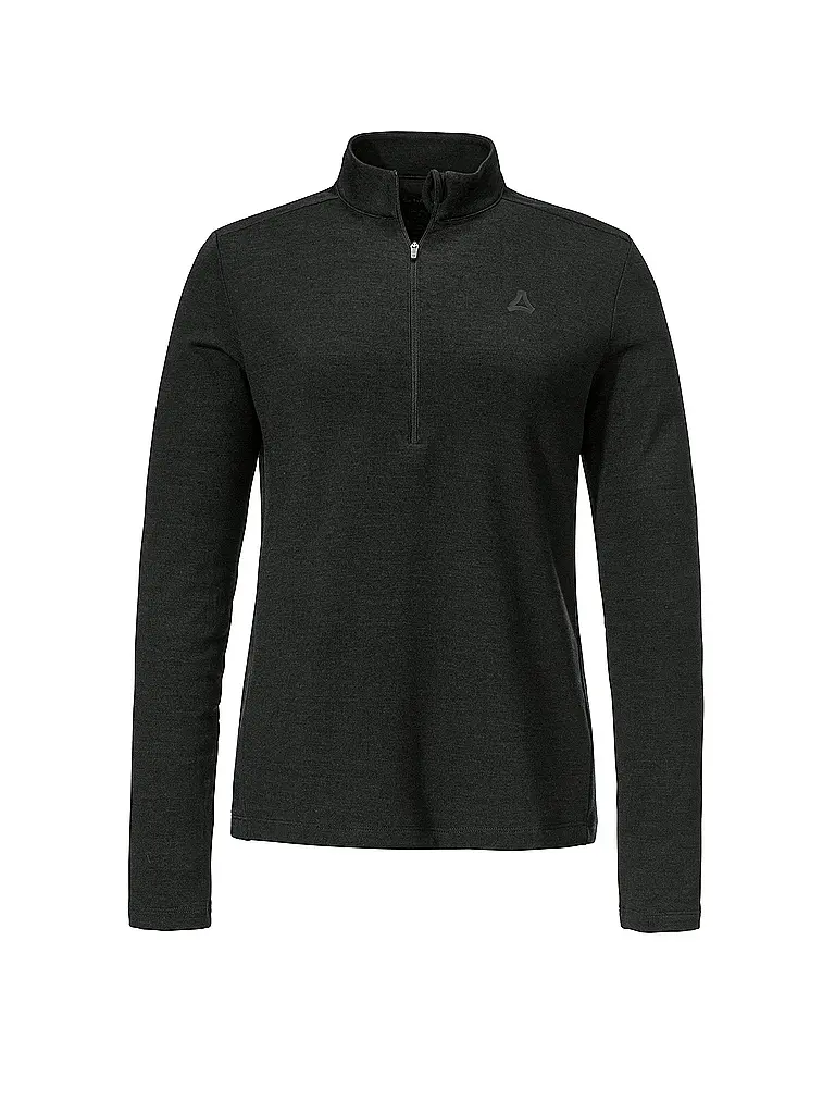SCHÖFFEL | Sous-pull zippé pour femme Style Canyfer | Noir